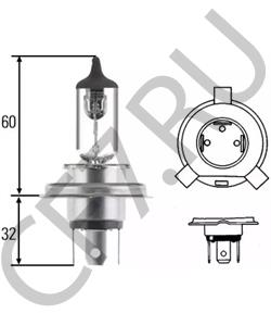 19-74139-8 Лампа накаливания, фара дальнего света HAKO в городе Омск