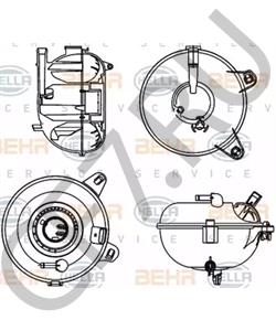 5Q0121407G Компенсационный бак, охлаждающая жидкость VW в городе Омск