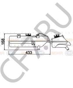 1323.J6 Компенсационный бак, охлаждающая жидкость CITROËN в городе Омск