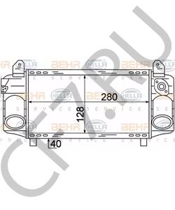 8Z0 145 805 E Интеркулер AUDI в городе Омск