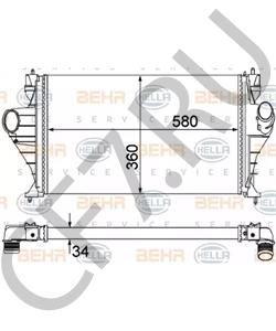0384.E8 Интеркулер CITROËN в городе Омск